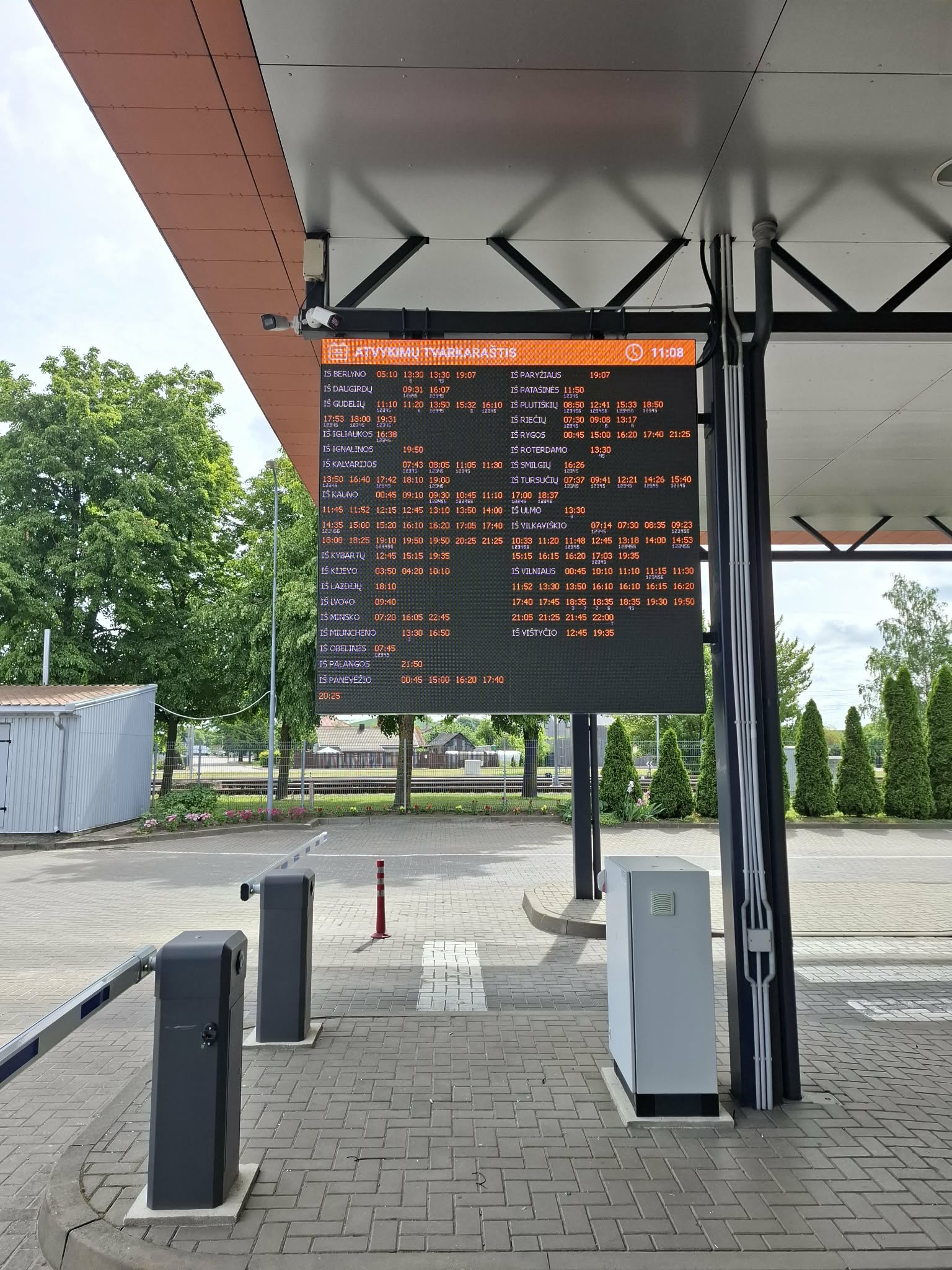 Marijampolės autobusų stoties LED ekranai